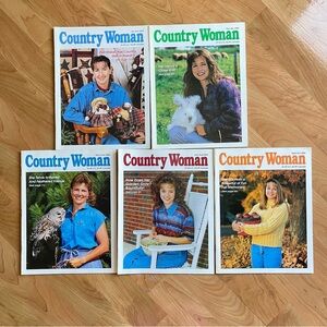 Vintage Country Woman 2000 Magazine Lot of 6 Full Year